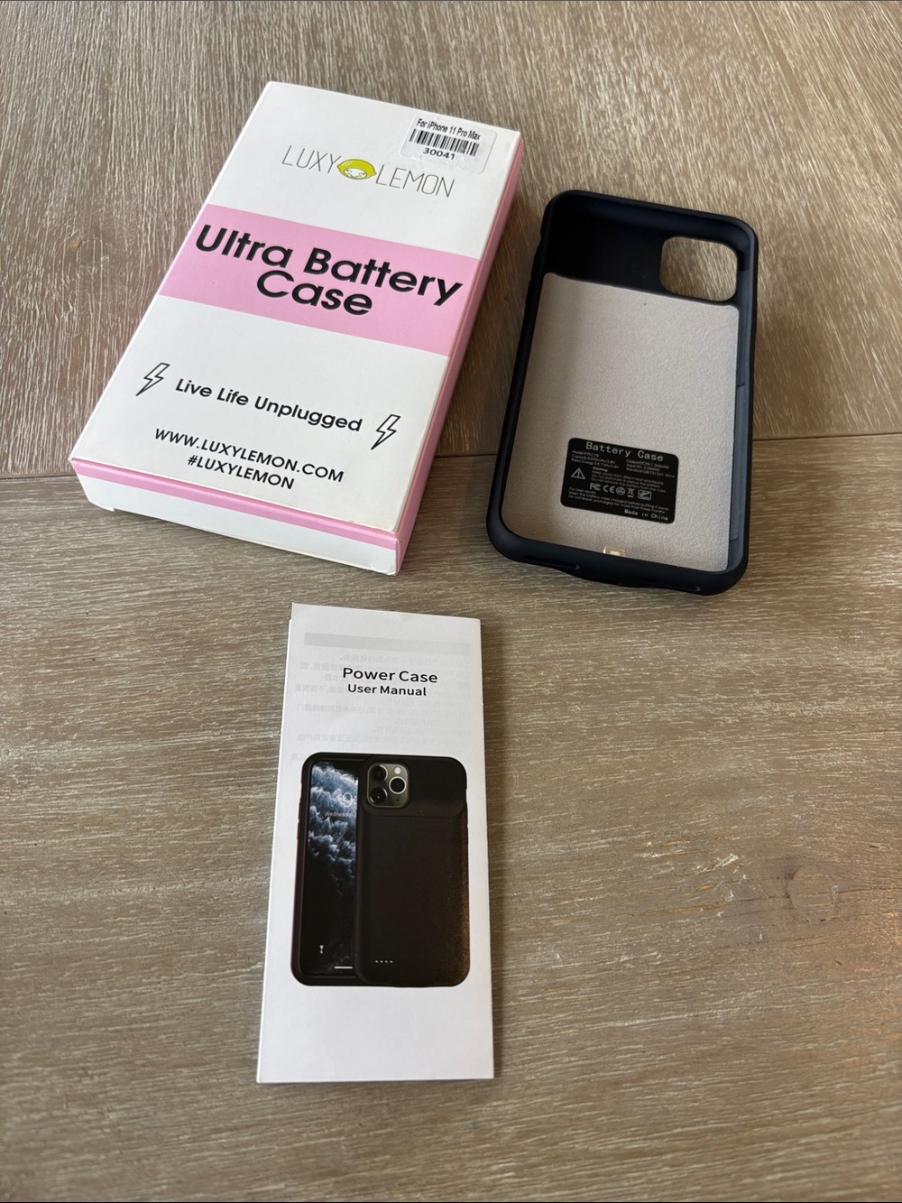 Luxy Lemon Ultra Battery Case - Black